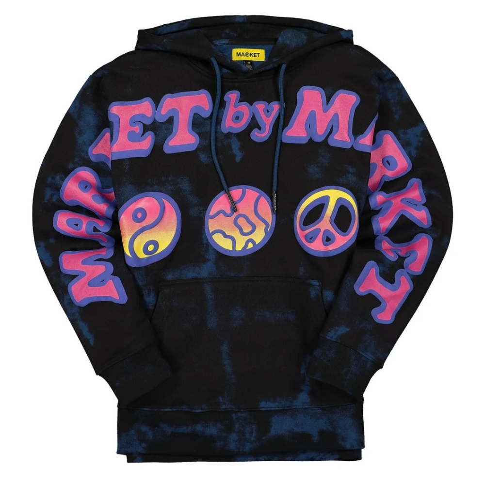 Market Cali Peace Tie-Dye Hoodie